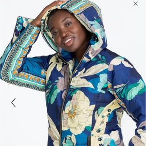 Johnny Was Tivoli Anakin Reversible Puffer Jacket NWOT Sz S